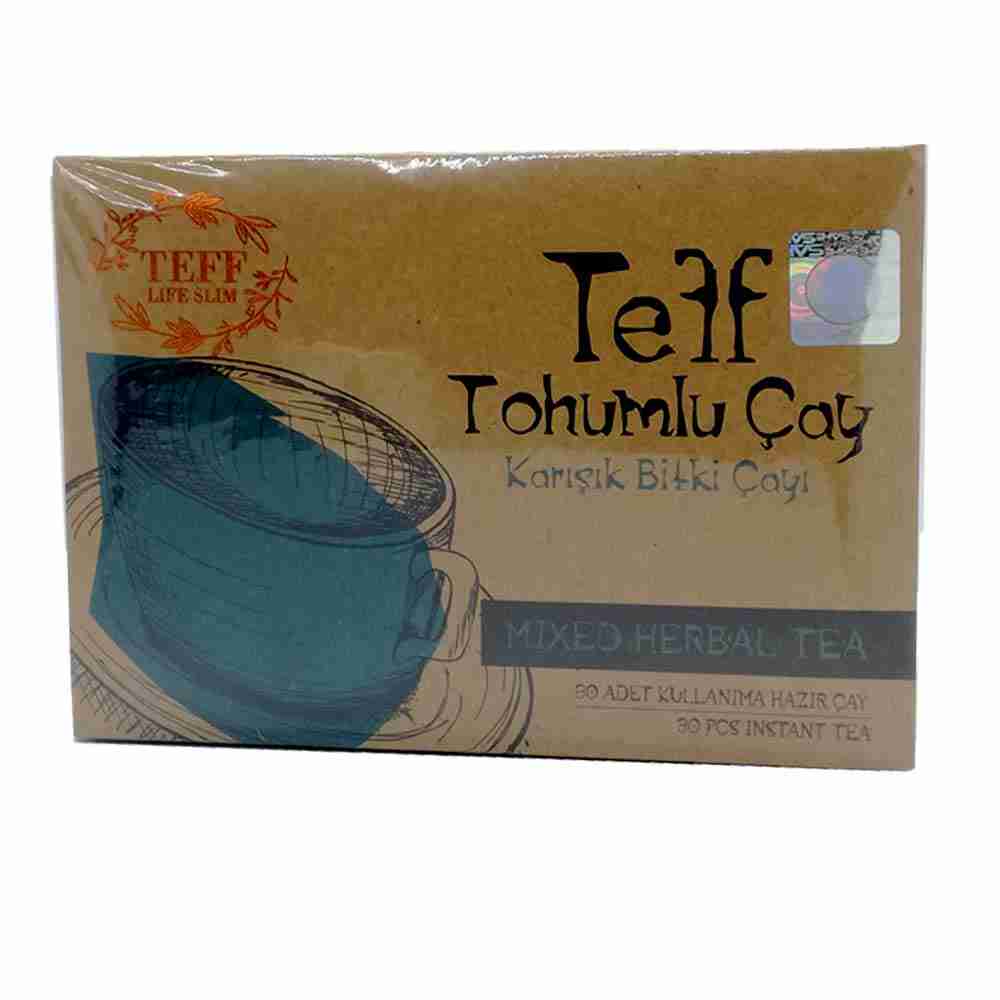 شاي تيف التركي للتنحيف – 30 كيس شاي (5 جم) لدعم الشبع والطاقة طوال اليوم