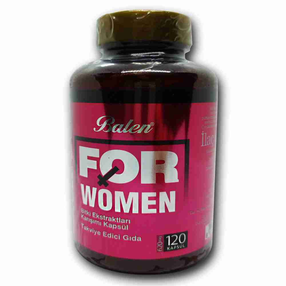 كبسولات For Woman للنساء فقط 620مجم 120كبسولة من بالين
