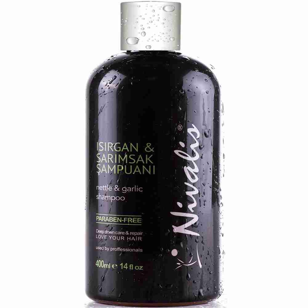 شامبو القراص والثوم ضد التساقط – بدون بارافين – 400 مل | قوة طبيعية لكثافة ونمو الشعر