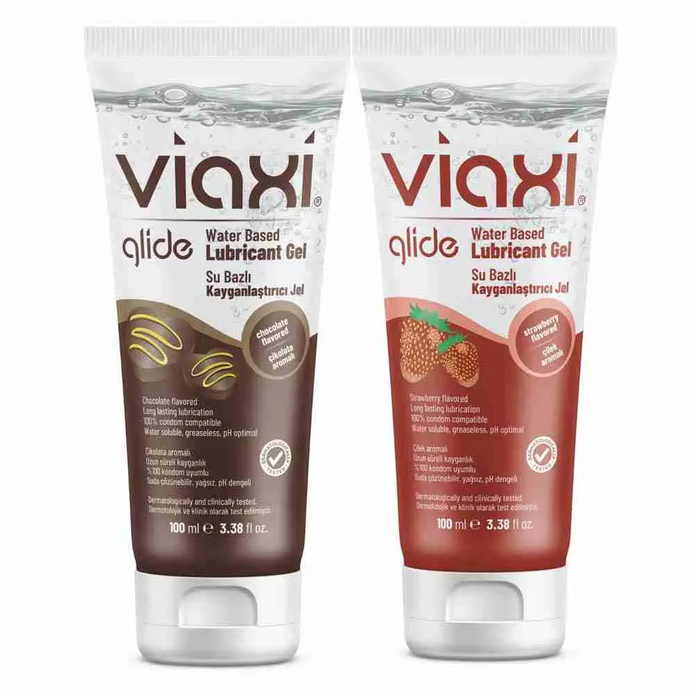 جل فياكسي بنكهات الشوكولاته والفراولة 100مل