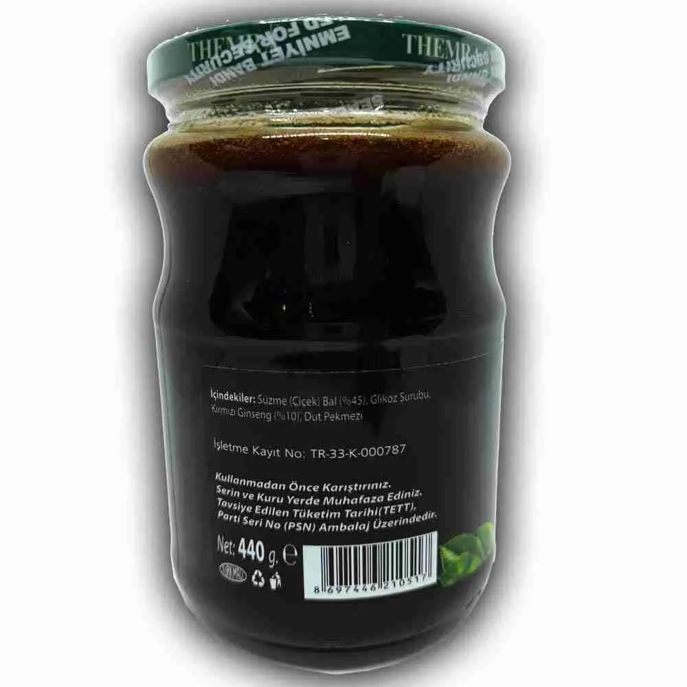 عسل الجنسنج الأحمر 440 غرام – طاقة طبيعية وتعزيز للصحة والحيوية للرجال والنساء - الصورة 3