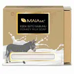 صابون حليب الحمار العضوي للعناية الطبيعية بالبشرة – 150 غرام من مايا