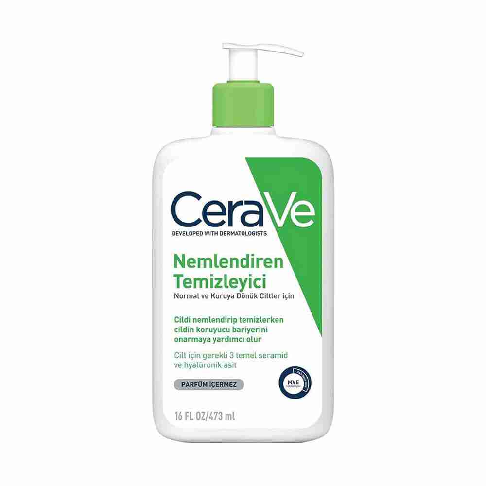 غسول للوجه ​​مرطب للبشرة العادية إلى الجافة 473 مل من Cerave