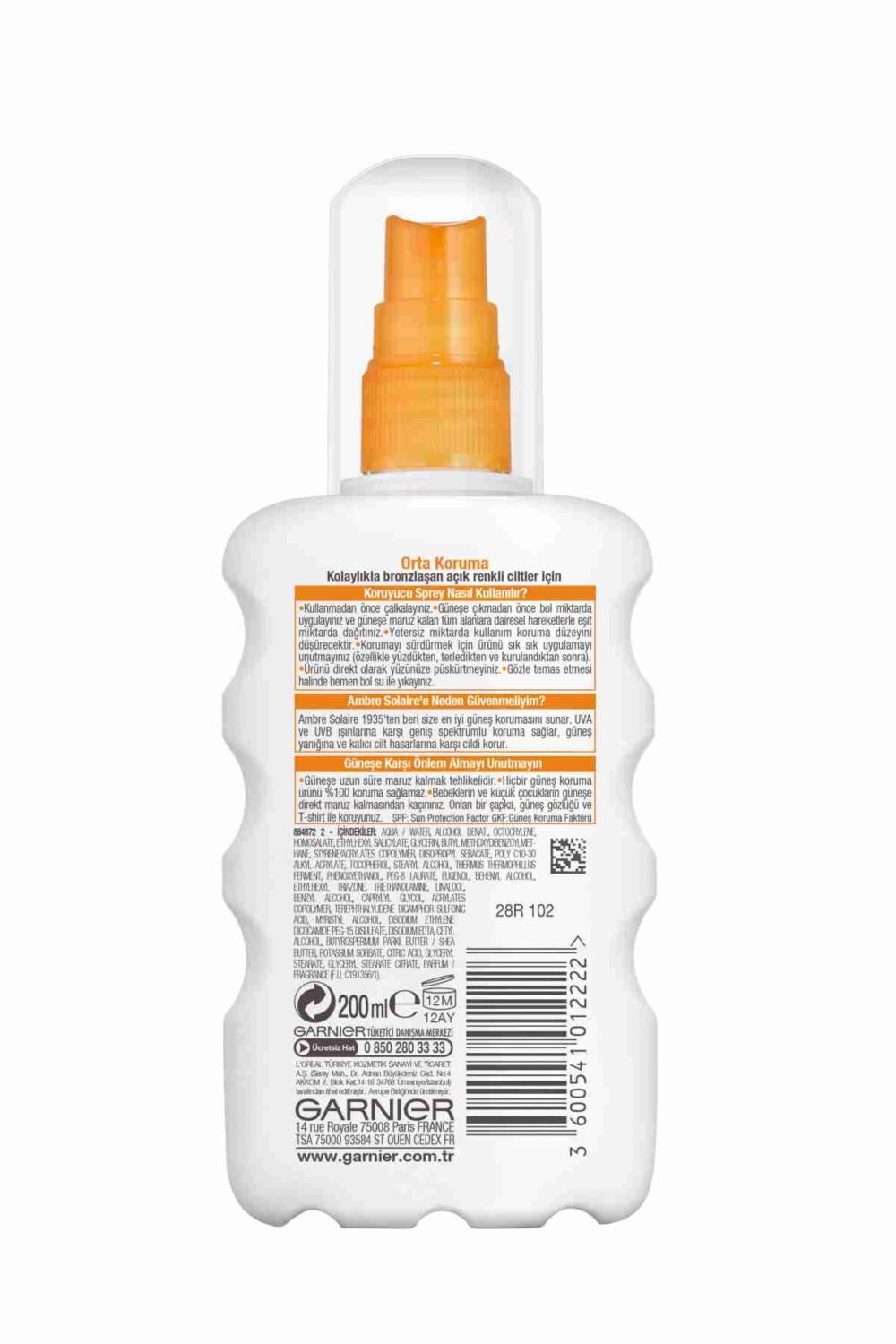 ⁦واقي شمس بخاخ مع عامل حماية 30- 200مل من Garnier⁩ - الصورة ⁦2⁩