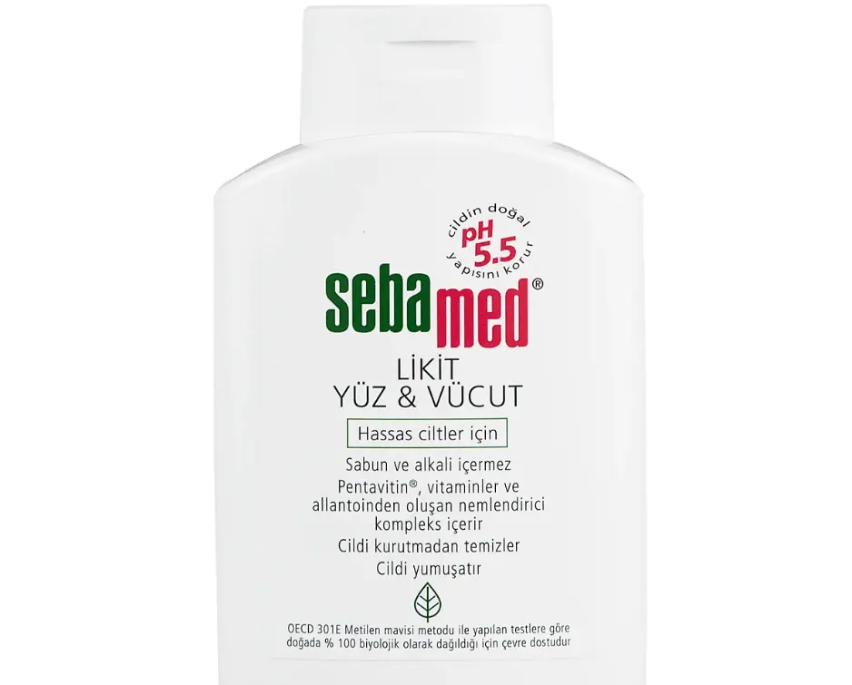 غسول سيباميد للوجه والجسم للبشرة الحساسة 200 مل