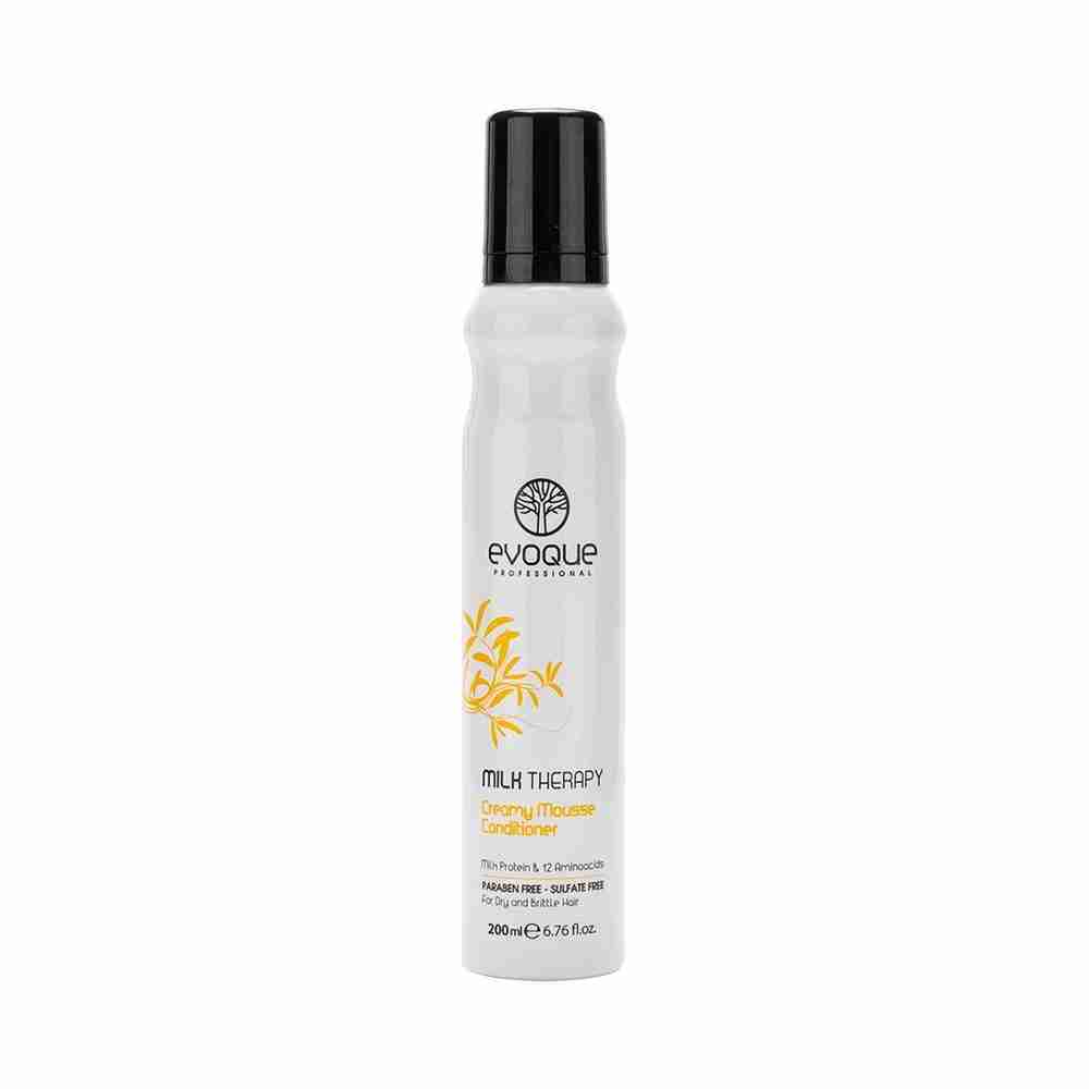 Hair conditioner and mousse (with milk) 200ml - From Evoque