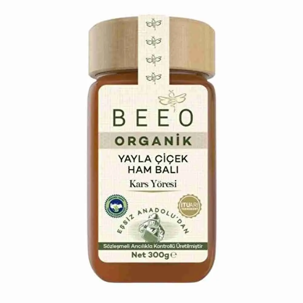 عسل عضوي طبيعي 300 جرام - من Beeo