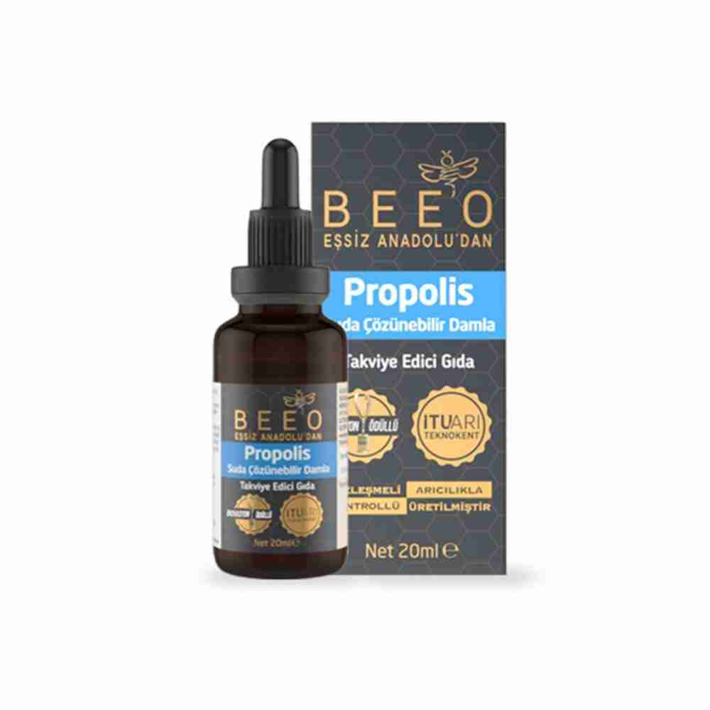 قطرات البروبوليس القابلة للذوبان في الماء 20 مل - من Beeo