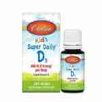 Carlson Super Daily Vitamin D3 للأطفال 400 IU نقط فموية – دعم فيتامين د للنمو الصحي 10.3 مل