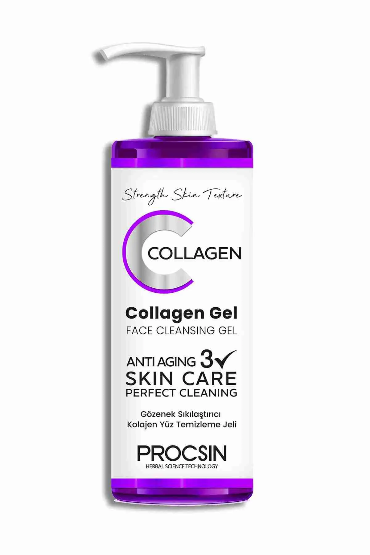 جل منظف للوجه بالكولاجين لشد المسام من بروسين ، 150 مل