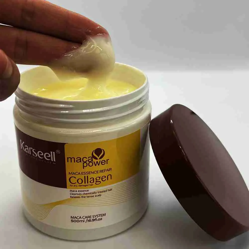 ماسك كارسيل الأصلي بالكولاجين لعلاج و فرد الشعر 500 ml - الصورة 4