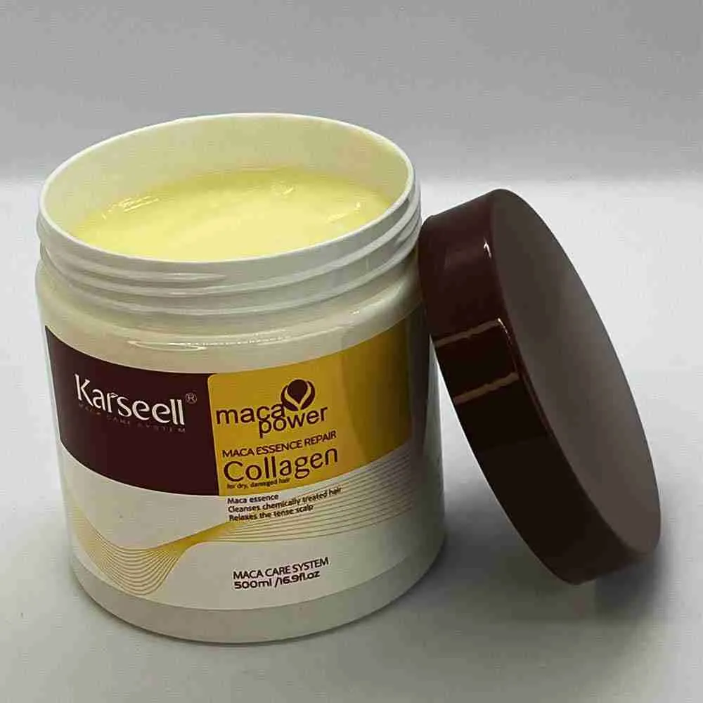 ماسك كارسيل الأصلي بالكولاجين لعلاج و فرد الشعر 500 ml - الصورة 3