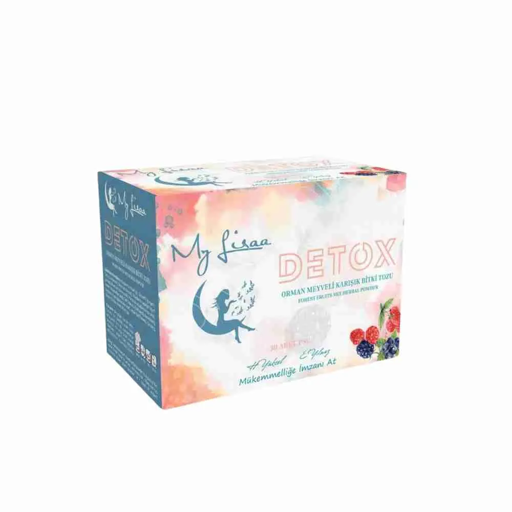 مسحوق الديتوكس للتنحيف والتخلص من السموم بطعم الفواكه من ماي ليزا 30 ظرف