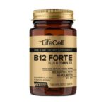 LifeCell B12 Forte Plus B Complex | مكمل غذائي لدعم الطاقة والأعصاب والمناعة – 60 قرص مضغ