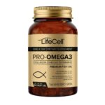 LifeCell Pro-Omega3 | مكمل أوميغا 3 مع كولاجين وفيتامين E لصحة القلب والدماغ 60 قرص