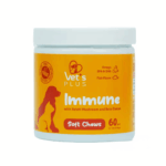 فيتس بلس إميون للقطط والكلاب 60 قرص قابل للمضغ | مكمل غذائي لتقوية المناعة وتحسين الصحة العامة