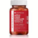 Viapecia Apple Cider Vinegar Gummies 60 —  علكات خل التفاح من فيابيسيا + B12 + حمض الفوليك: دعم طبيعي للطاقة والهضم والصحة اليومية