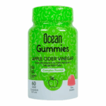 علكات خل التفاح من اوشن Ocean Gummies 60 — دعم الهضم، الطاقة والتحكم في الشهية بنكهة التفاح