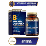 Nutraxin B Vitamin Complex 60 Tablet –   أفضل مكمل فيتامينات ب للطاقة، المناعة والتركيز من نيوتراكسين 60 قرص جرعة تكفي حتى شهرين