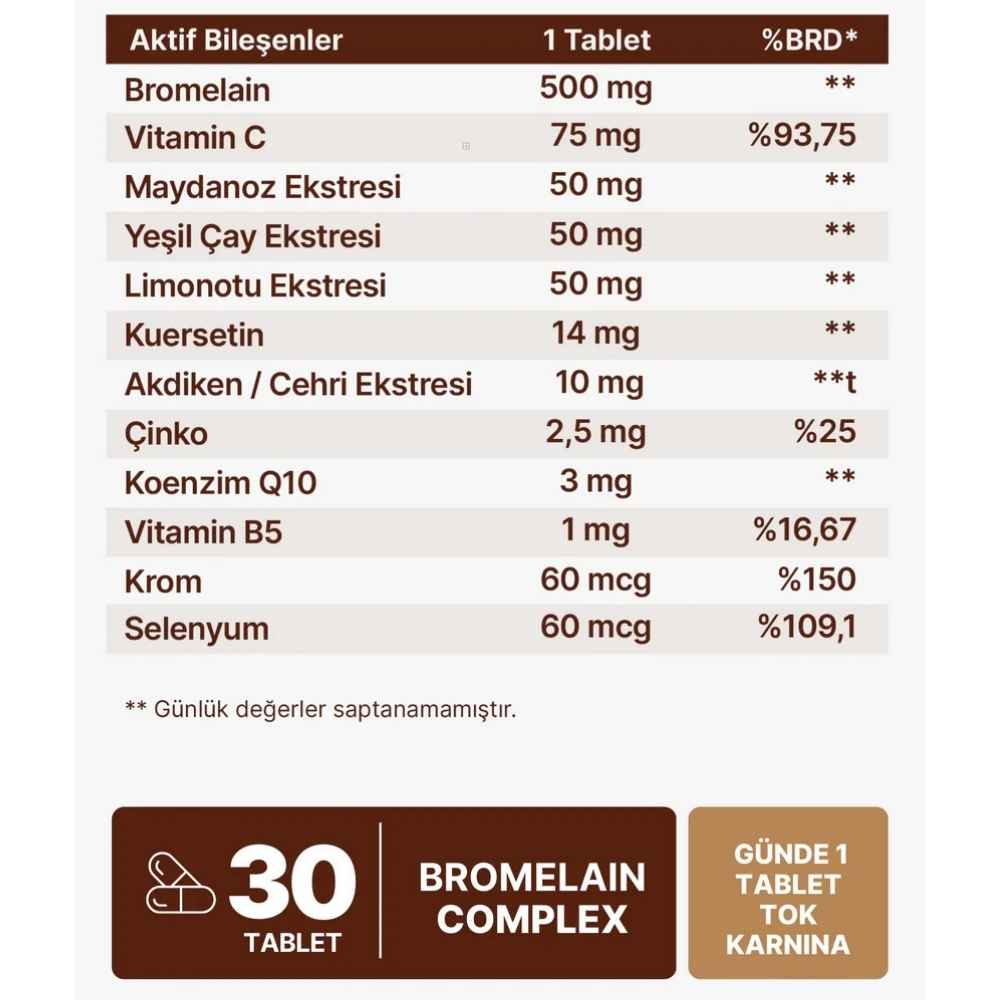 بروميلين كيرسيتين مكمل غذائي للتخسيس والمناعة مع فيتامين سي وزنك وكو كيو 10 | Anocin Bromelain Quercetin – اطلبه الآن من بازارنا - الصورة 4