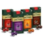 باقة القهوة الكاملة: كبسولات قهوة جاكوبس نسبريسو 40 كبسولة + هدية ماكينة إسبريسو إبينوكس المحمولة | إسبريسو احترافي في أي مكان وبدون كهرباء