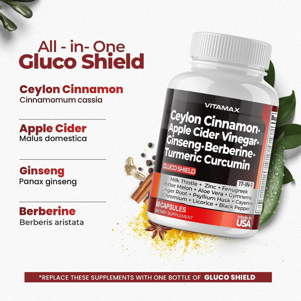 Glucoshield الأصلي من MyVitamax – أفضل مكمل لدعم توازن السكر والطاقة | متوفر للطلب والشراء في مصر والمغرب وجميع دول الخليج العربي - الصورة 5