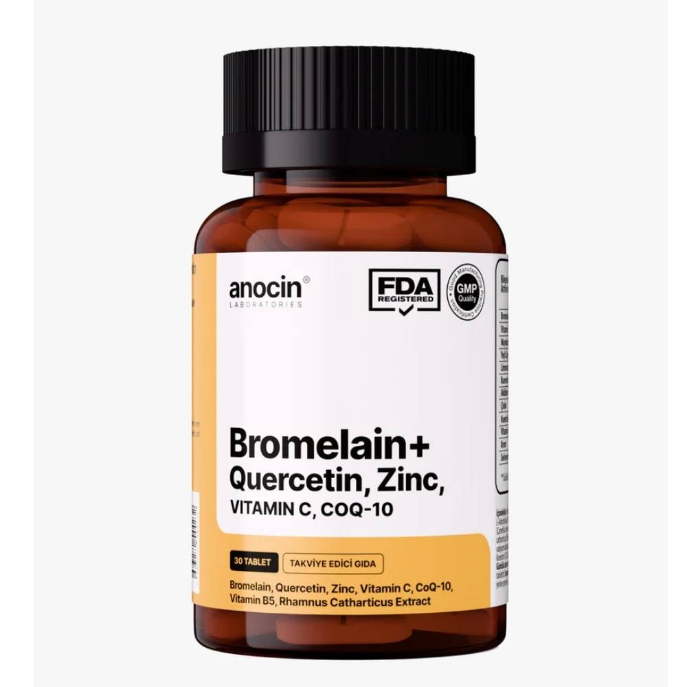 بروميلين كيرسيتين مكمل غذائي للتخسيس والمناعة